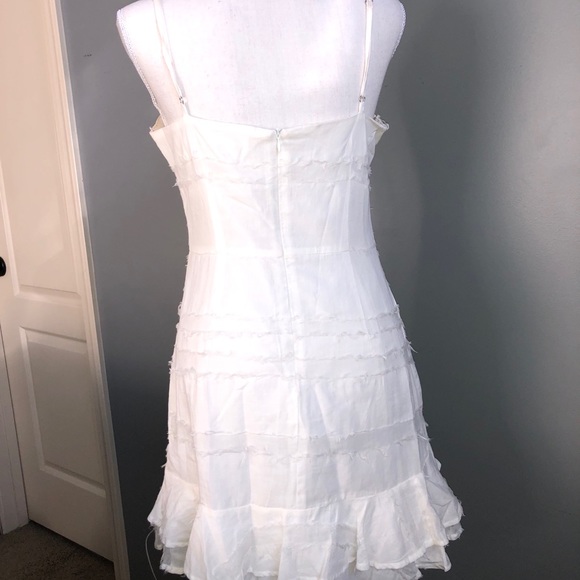 White Ruffle Dress - Picture 3 of 4